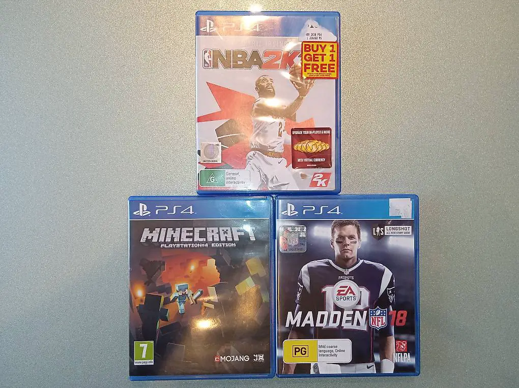 Gebrauchte PS4 Spiele (auf Englisch)