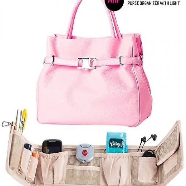  Organisateur de Sac à Main avec Lumière All in 1 Purse