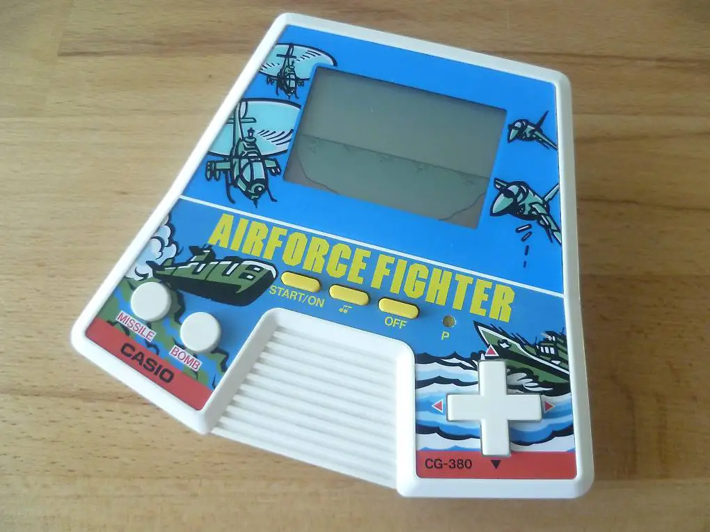 CASIO Airforce Fighter CG-380 Vintage Handheld (1987)