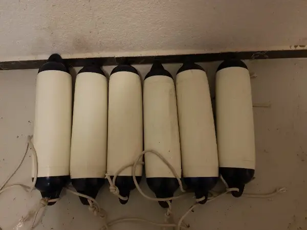 Bootfender, 6 Stk., weiss