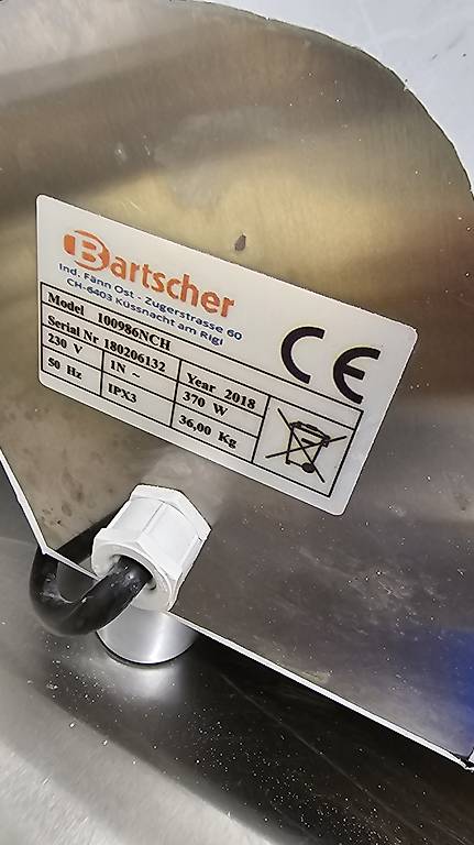 Bartscher Teigausrollmaschine Teigmaschine Pizzateig