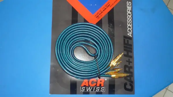 RCA-Audio Hifi Chinch Kabel 5 Meter Länge Dopp Verg. Stecker