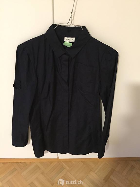 Akris Bluse dunkelblau
