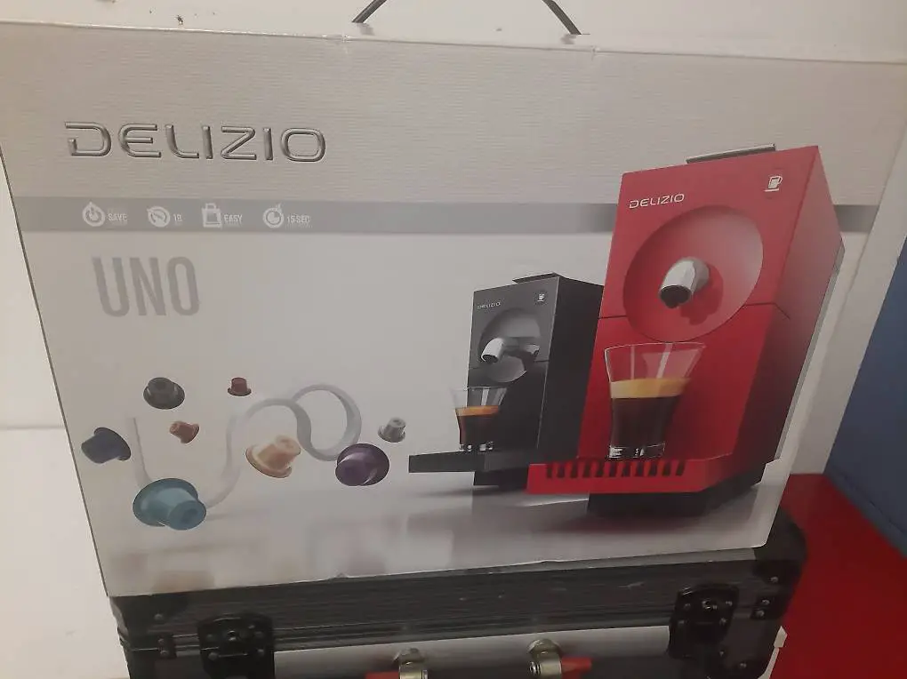DELIZIO UNO Kapselkaffeemaschine rot