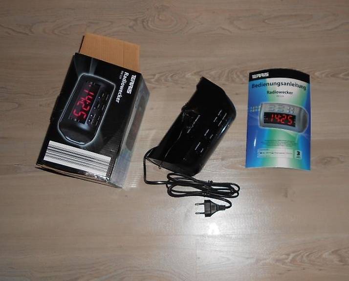 Radiowecker in schwarz, Marke Terris RW 224, OVP