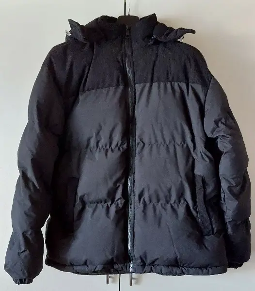 Neue warme Herren Winterjacke, schwarz, Grösse XXL