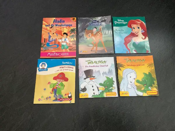 6x verschiedene Bilderbücher