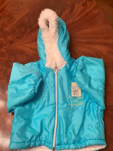 Winter Jacke blau 74 cm 1 Jahre