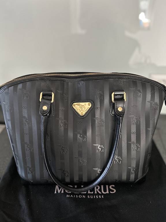 Mollerus Tasche schwarz/ gold
