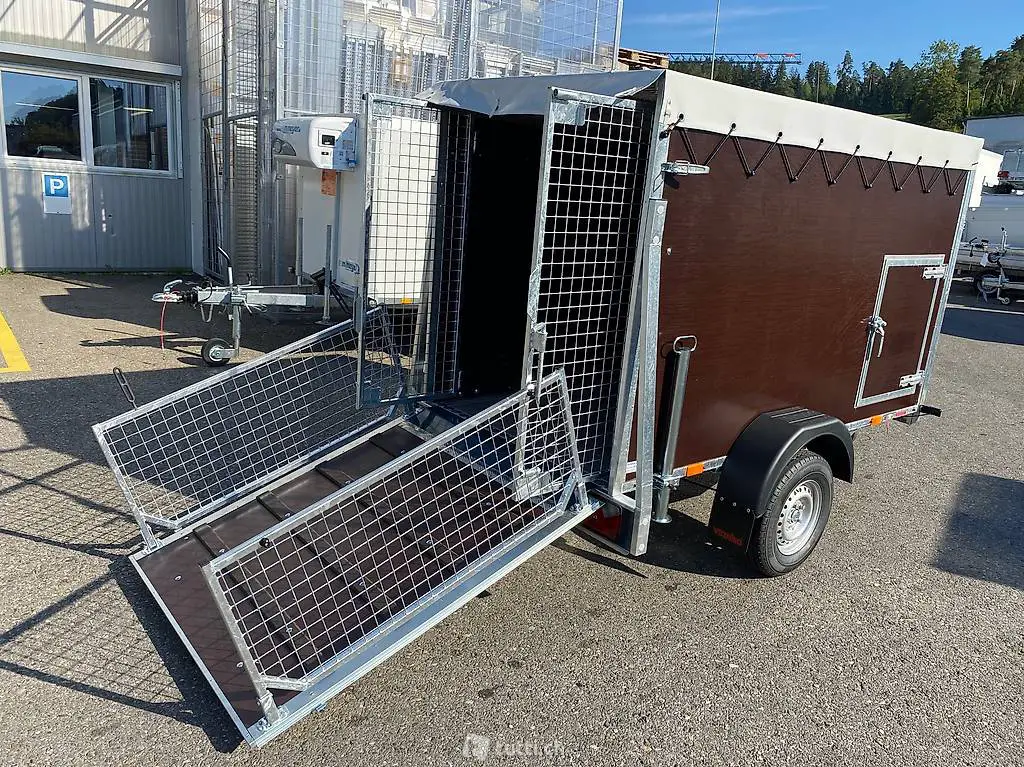  Kleinviehanhänger Viehanhänger Aluminiumboden Agro Vezeko