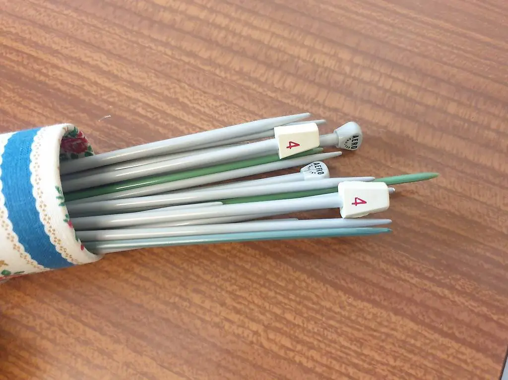 Stricknadeln inkl. Aufbewahrungsbox