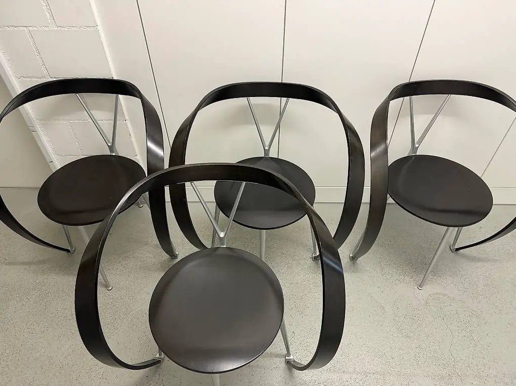 Cassina Revers Andrea Branzi Stühle Sessel 4 stck.