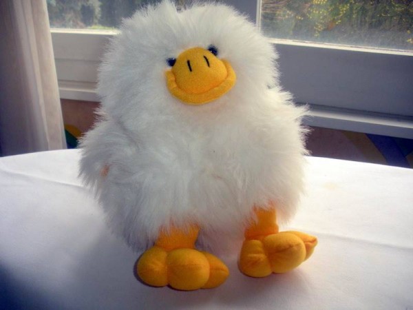 Peluche canard blanc très doux