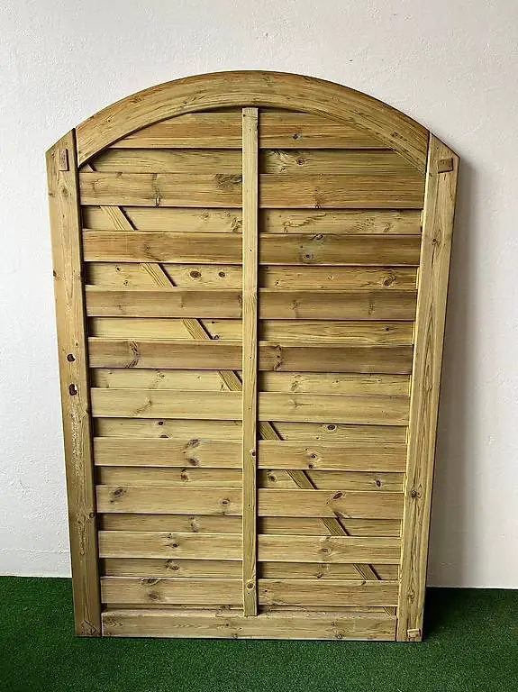 Gartentor mit Rundbogen Höhe 175/155 cm Breite 116 cm