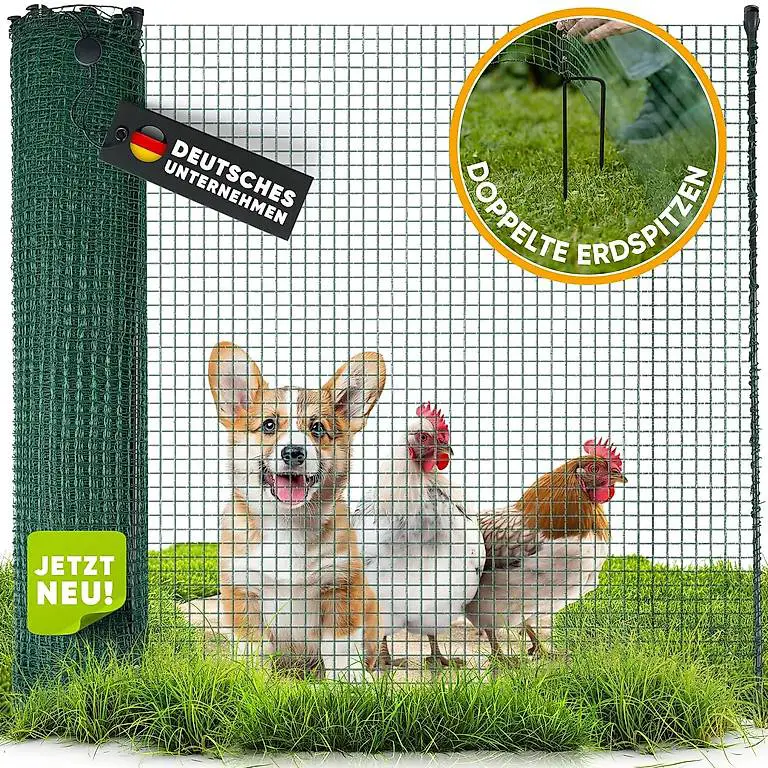 NATURIZ® Weidezaun in 15m / 20m / 25m x 90cm Komplettset - m