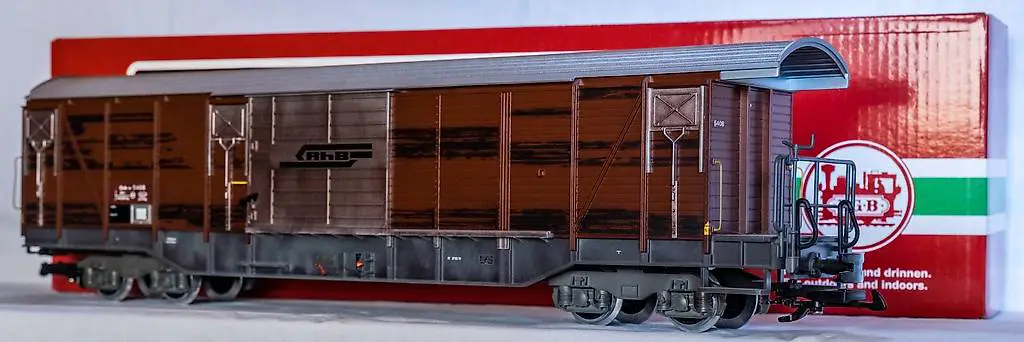 LGB 40084 Güterwagen Gak-v 5408 "gealtert" mit Metallachsen