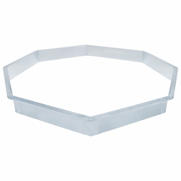  Schneckenzaun Verzinkter Stahl 131 x 25 cm