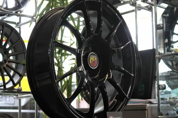  Fiat 500 Abarth Xtreme Light Felgen Schwarz 17 Satzpreis