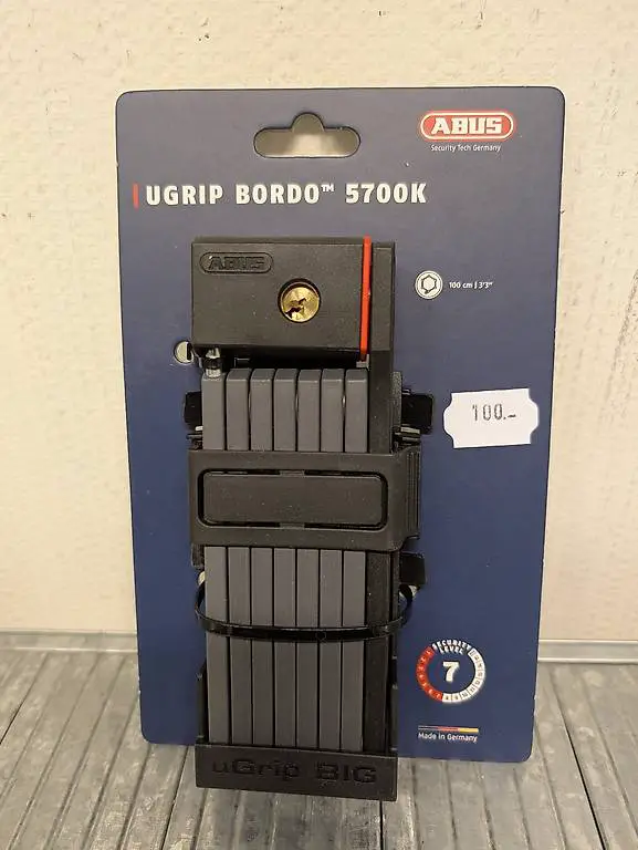 Neues Abus Bordo Veloschloss, Aktion