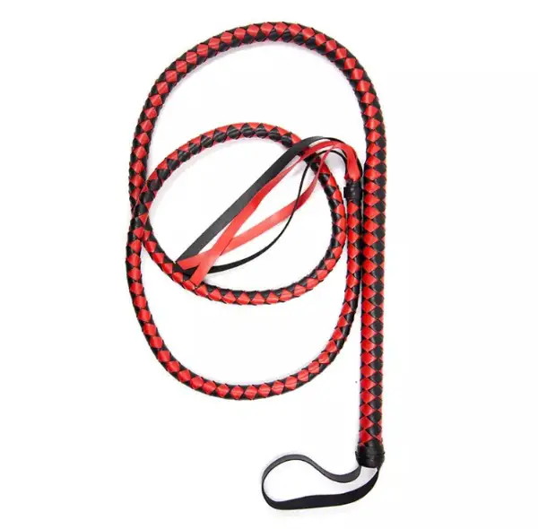 Bull Whip 2m rot/schwarz SM