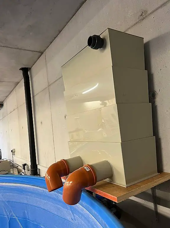 Rieselfilter/ Teichbau/ Quarantänebecken/ Fischzucht