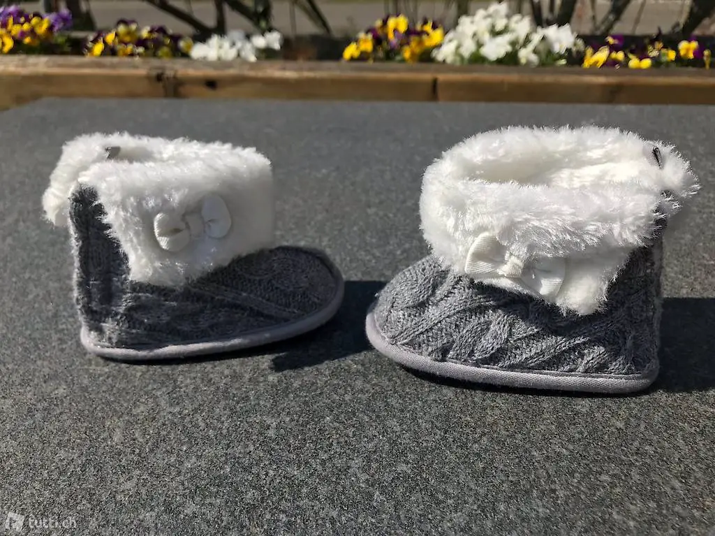 Babyschuhe Strick ungebraucht