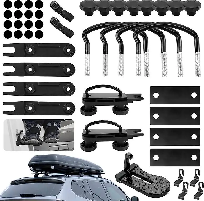Dachbox Befestigung U Bügel,4 Stücke Universal Auto van Mont