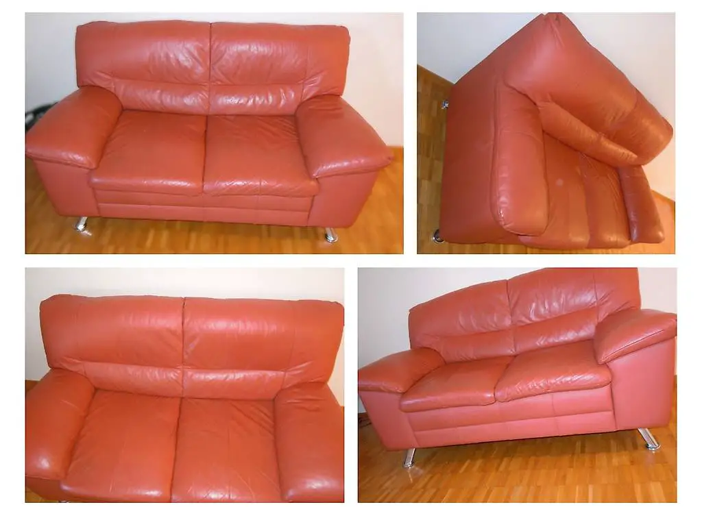 echt leder sofa haushaltauflösung