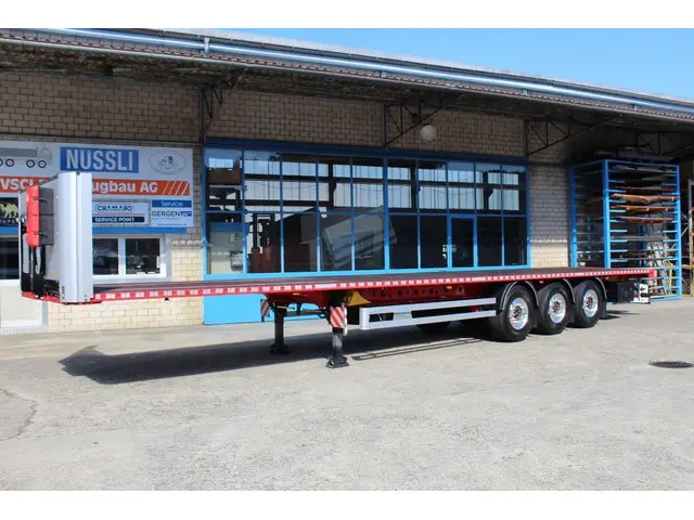 WIELTON, Plattform-Auflieger, Plywoodkoffer