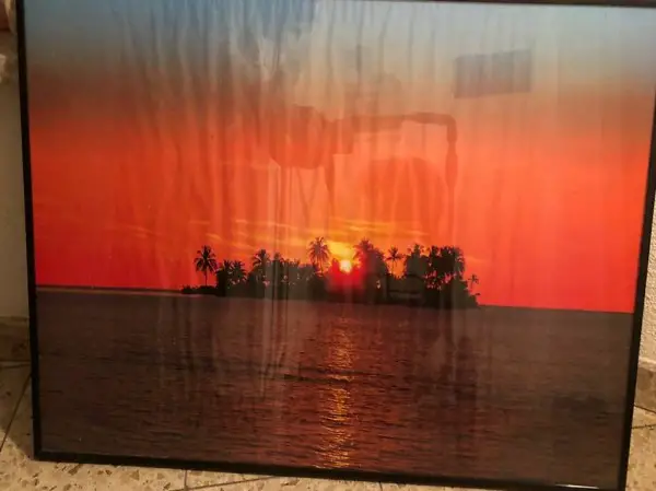 Schönes bild mit rahmen