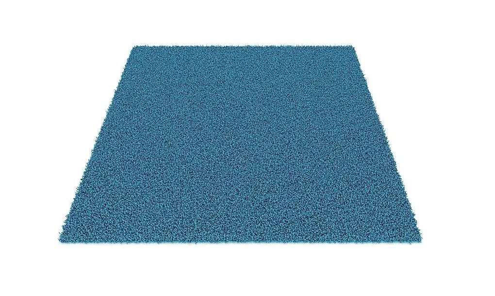 Hochflor Teppich 120 x 170 cm türkis