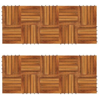 vidaXL Terrassenfliesen 20 30x30 cm SKU:271790