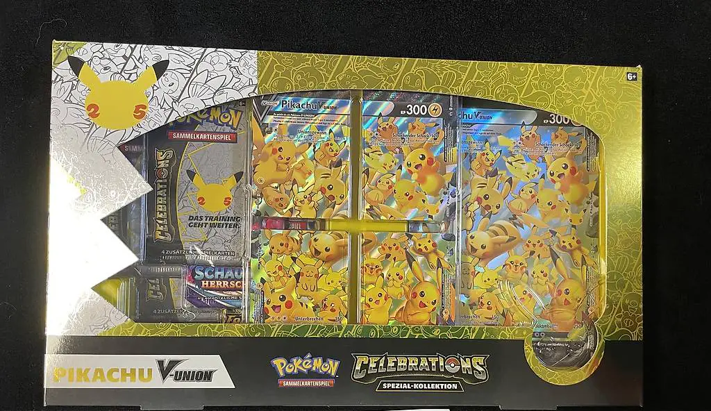 Pokemon Celebrations Pikachu V-Union Kollektion OVP