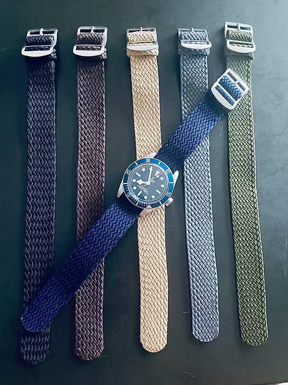 Div Perlon Watch Uhrenband NATO Strap 18, 20, 22, 24 neu