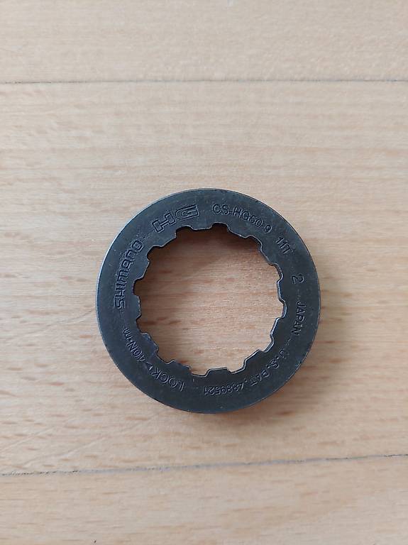 Shimano Kassette Deckring CS HG50-9, 11T. Gebraucht.
