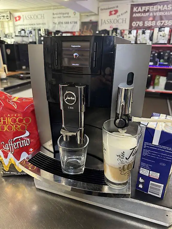 Jura E800 Frisch ab Service -Beschribung