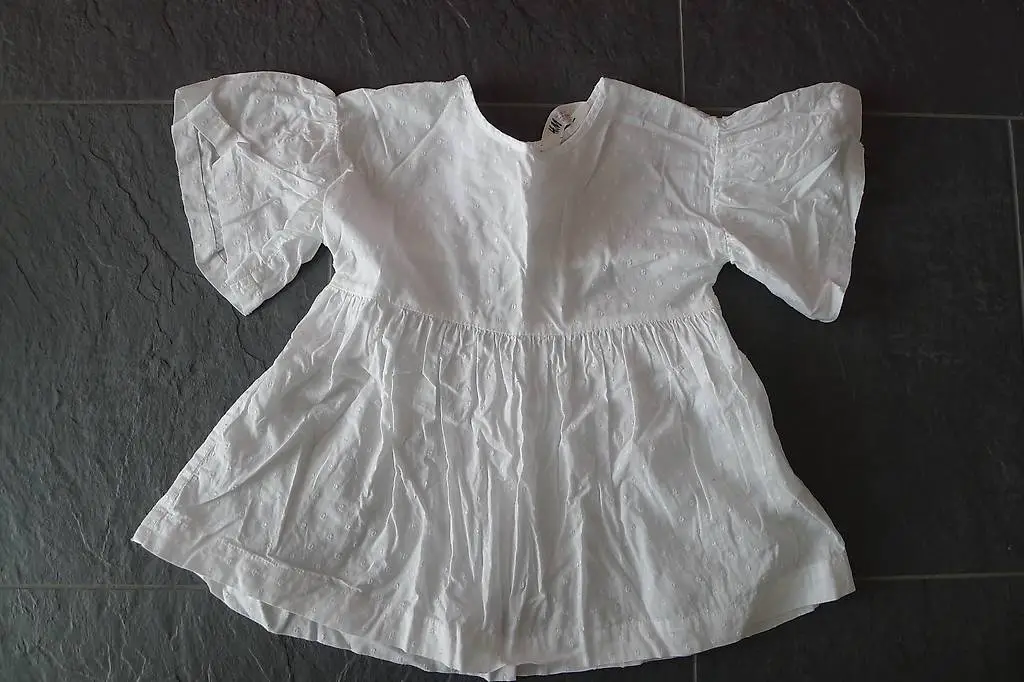 Leichte Sommerbluse weiss, Gr. 122