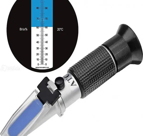  Refraktometer 0-90% Brix Handrefraktometer