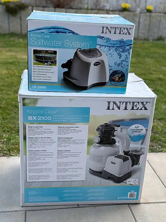 Sandfilteranlage und Salzwassersystem