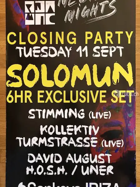 SOLOMUN & DYNAMIC + SANKEYS Opening/Closing Party