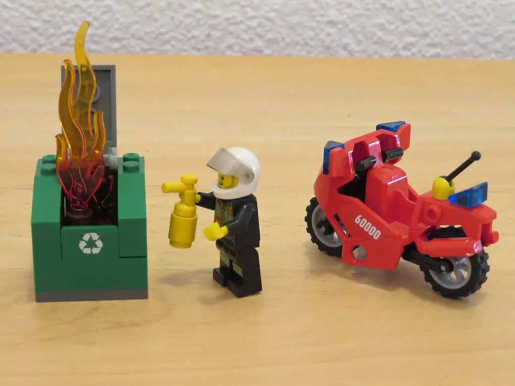 LEGO CITY Feuerwehr- Motorrad