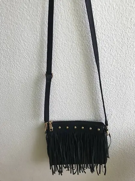 schwarze Tasche