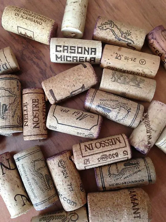 Wein- und Champagnerkorkzapfen