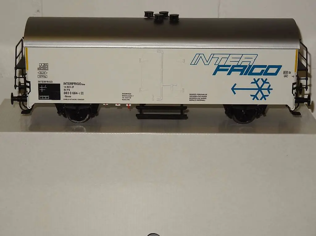 Spur 1 KISS Kühlwagen Interfrigo 083 0 684-1 SBB. Spur1.Neu