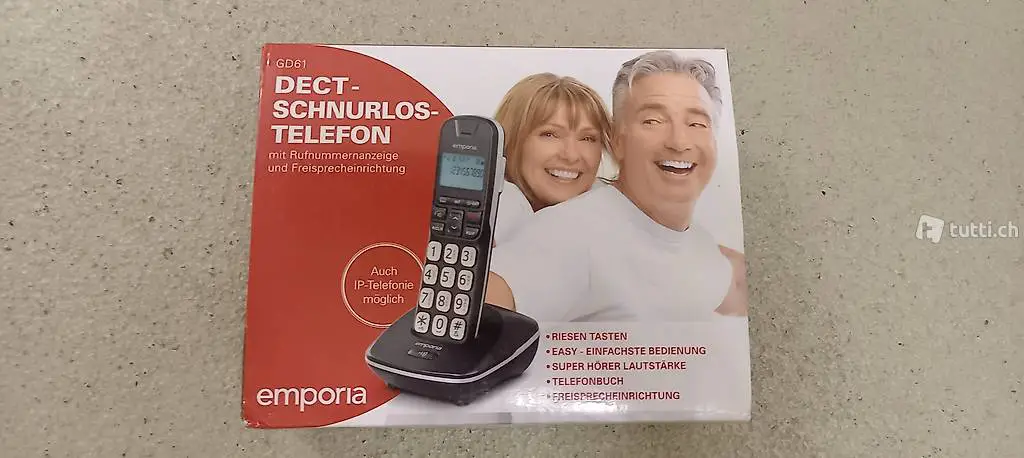 Neues unbenutztes Telefon