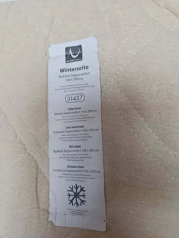 Matratze 140 x 200 cm