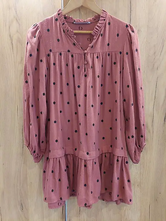 Zara Minikleid mit Punkten Gr. XS