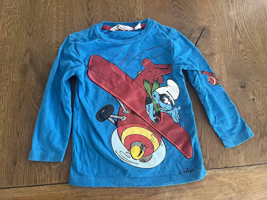 Schlümpfe Pullover 92