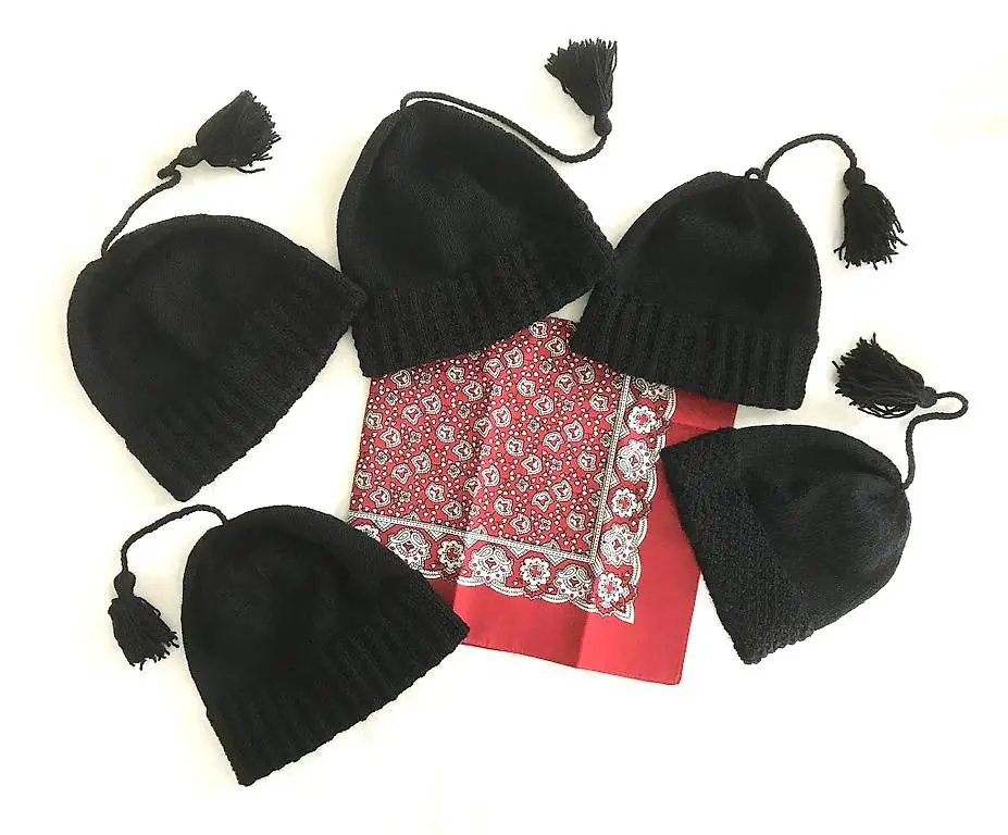 Zipfelmützen, Zipfelchappen, Wollmützen