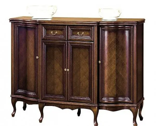  KOMMODENSCHRANK ANTIK STYLE SCHRANK HOLZ MODEL W-K4